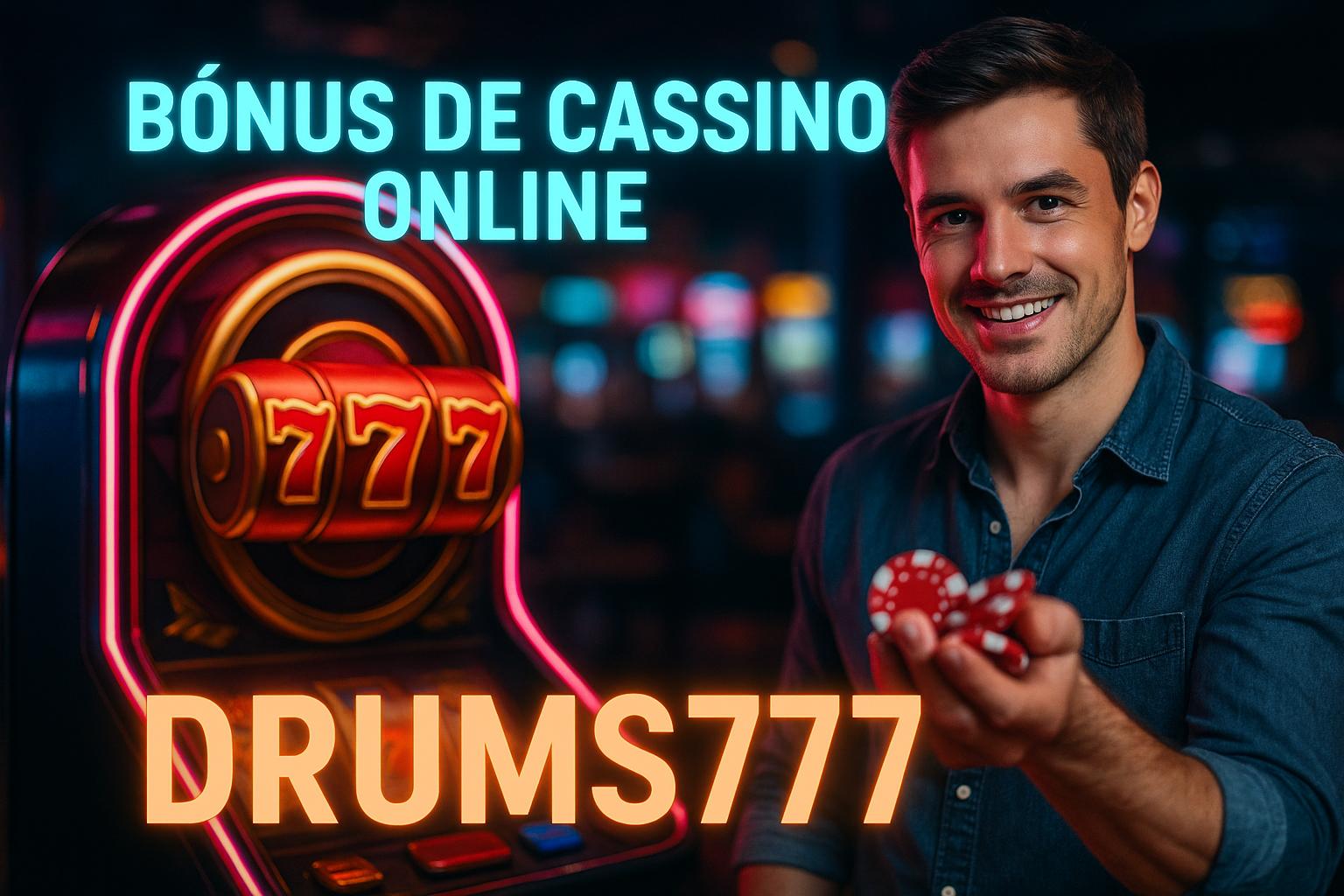 O bônus promocional DRUMS777 é uma ótima maneira de começar sua aventura