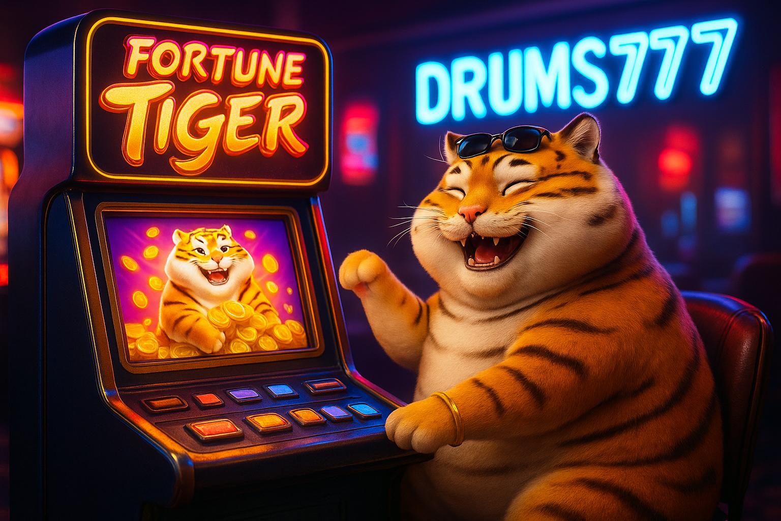 Fortune Tiger é um jogo imperdível no DRUMS777 Casino
