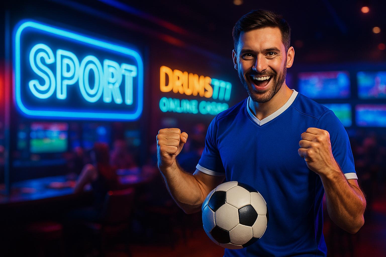 Apostas esportivas no cassino online DRUMS777