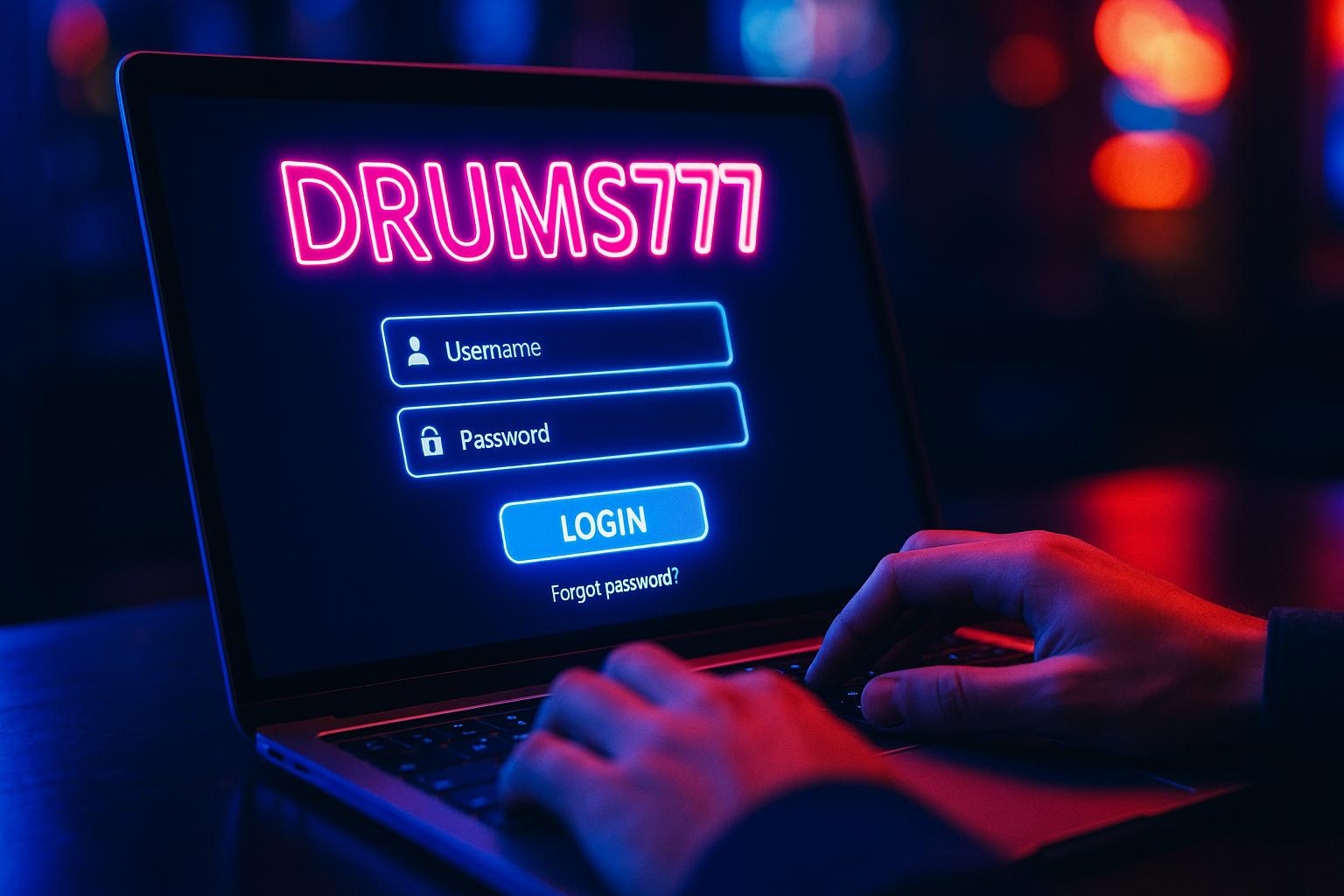 Registro na DRUMS777 Garante Acesso a uma Vasta Seleção de jogo