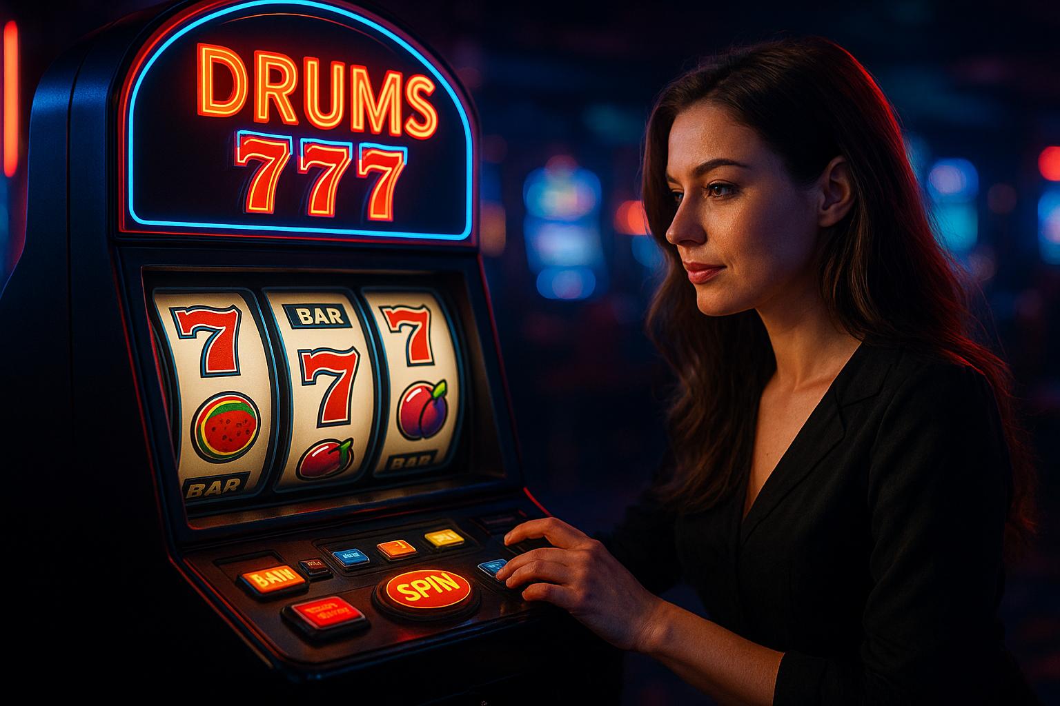 Explore o mundo das slot machines no DRUMS777 Casino